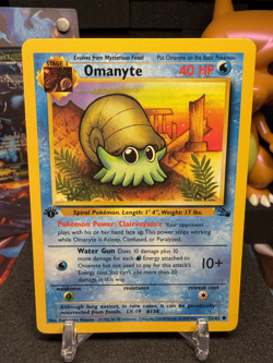 1999 | Pokemon Fossil | Omanyte 1st Edition | 52/62 - Image 1