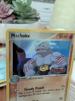 2007 Pokemon Machoke Holo Stamped EX Power Keepers 33/108 - Image 2