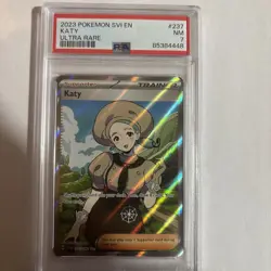 2023 POKEMON SVI EN-SCARLET & VIOLET ULTRA RARE #237 KATY PSA 8 - Image 1