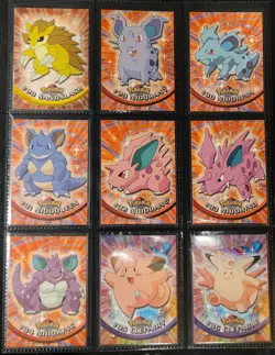 NM! BLUE Label 1999 Topps Pokemon Series 1 COMPLETE SET 90/90 EXCELLENT - Image 5