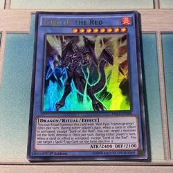 YUGIOH LORD OF THE REd DRL3 ULTRA 1ST ED NM - Image 1