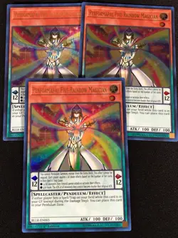 Yugioh Performapal Five Rainbow Magician BLLR-EN005 1st Ultra x3 (NM) - Image 1