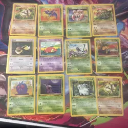 WOTC 1st Edition Cards Lot Of 12 Non Holo NM/LP - Image 1