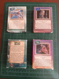 7th Sea CCG Starter Lot Alderac AEG Booster Set Box, w/ rulebook and sea cards - Image 2