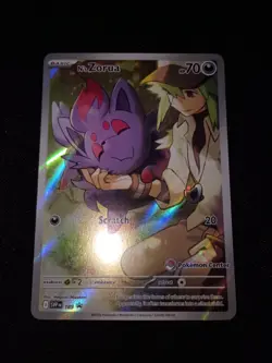 N's Zorua - 189 (Pokemon Center Exclusive) 189 Sv: Scarlet & Violet Promo Cards - Image 1