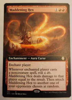 Maddening Hex (Extended Art) Commander: Adventures in the Forgotten Realms... - Image 1