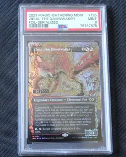 Zirda, The Dawnwaker Serialized FOIL SERIALIZED MTG 126/500 M 195 - Image 1