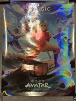 Magic The Gathering Avatar The Last Airbender Foil Promo Poster - Image 2