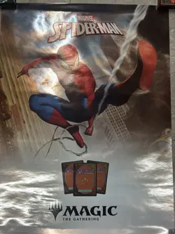 Magic the Gathering Spiderman Foil Promo Poster - Image 1