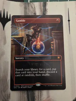 MTG Gamble (Borderless) NON FOIL NM M 24 Special Guests - Image 1