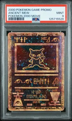 2000 POKEMON GAME PROMO ANCIENT MEW PSA 9 - Image 1