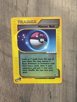 Pokemon TCG Master Ball 143/165 Expedition Base Set Reverse Holo - Image 1
