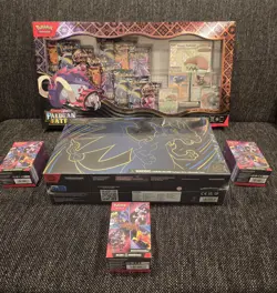 Pokemon Paldean Fates Great Tusk box/Phantasmal UPC/ 3 Destined Rivals Bundles - Image 2