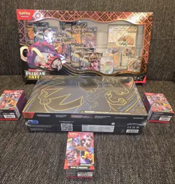 Pokemon Paldean Fates Great Tusk box/Phantasmal UPC/ 3 Destined Rivals Bundles - Image 3