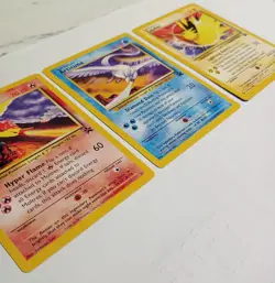 POKEMON MOLTRES ARTICUNO ZAPDOS VINTAGE RARE PROMO BLACKSTAR EXCELLENT CONDITION - Image 2