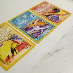 POKEMON MOLTRES ARTICUNO ZAPDOS VINTAGE RARE PROMO BLACKSTAR EXCELLENT CONDITION - Image 4