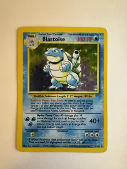 Blastoise 2/102 Holofoil, Lightly Played, Base Set, Pokemon - Image 1