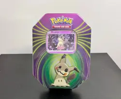 SEALED - Pokemon TCG 2021 Mighty Mysterious Tin - 3 Packs - Mimikyu Promo 820650809859 - Image 1