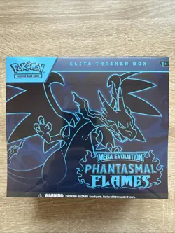 Pokemon TCG Mega Evolution Phantasmal Flames ETB- Sealed - Image 1