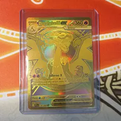 Pokemon Mega Charizard X EX Full Art Holo 130/094 360 HP Phantasmal Flames - Image 1
