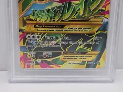 Pokemon 2015 XY Ancient Origins #98 Full Art M Rayquaza EX PSA 8 - Image 5