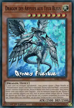 Yu-Gi-Oh ! Dragon des Abysses Aux Yeux Bleus RA01-FR016 VF/SUPER - Image 1