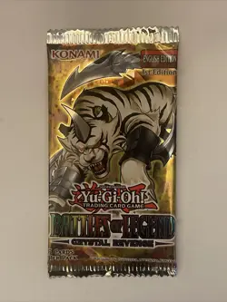 Yugioh Battles of Legend Crystal Revenge Factory Sealed Booster Pack - Image 1