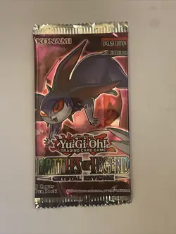 Yugioh Battles of Legend Crystal Revenge Factory Sealed Booster Pack Design A - Image 1
