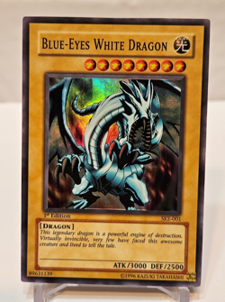 Blue-Eyes White Dragon SKE-001 Super Rare 1st Edition Yugioh 994 - Image 1