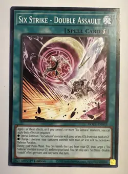 Yu-Gi-Oh! Six Strike - Double Assault ROTA-EN063 Rage of the Abyss 1st Ed NM - Image 1