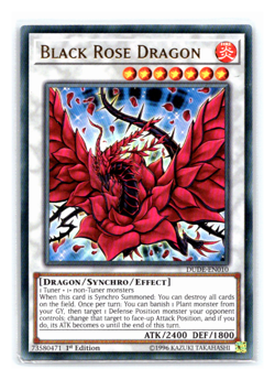 Black Rose Dragon - DUDE-EN010 - Ultra Rare - 1st Edition Yugioh - Image 1
