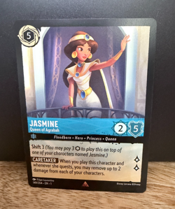 Disney Lorcana TCG The First Chapter Jasmine Queen of Agrabah Rare 149/204 - Image 1