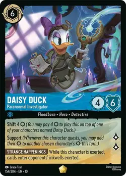Daisy Duck Paranormal Investigator 154/204 Whispers In the Well Disney Lorcana - Image 1
