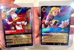 Disney Lorcana Magical Places- Rapunzel & Donald Duck EPCOT Promo Cards SET - Image 2