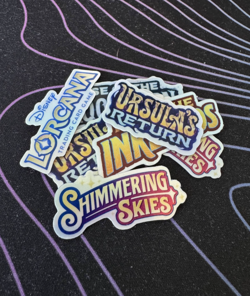 Disney Lorcana Trading Card Game Holo Sticker Label | Choose Your Mini Sticker - Image 1