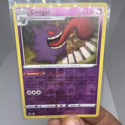 Gengar 057/198 - Chilling Reign - Reverse Holo Rare Pokemon Card Near Mint (NM) - Image 1