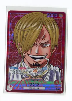 One Piece Card Game - Sanji PRB01-001 LThe Best PRB-01 Japanese - Image 1