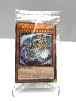 Yugioh Rainbow Dragon (QCR) TN23-EN004 Limited Edition SEALED Card Near Mint - Image 1