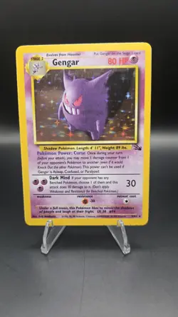 Gengar 5/62 — Near Mint — Fossil — Holo Rare Vintage Pokemon Card — WoTC 1999 - Image 1