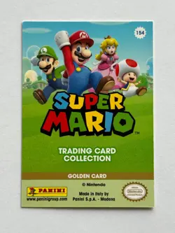 Carte Super Mario Trading Card Collection Panini - Golden Card 154 - Image 2