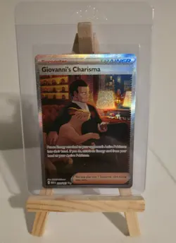 Pokemon 151 TCG Giovanni's Charisma Scarlet & Violet Card 204/165 NM/M - Image 1