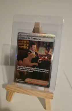 Pokemon 151 TCG Giovanni's Charisma Scarlet & Violet Card 204/165 NM/M - Image 2