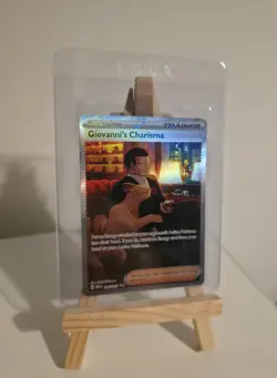 Pokemon 151 TCG Giovanni's Charisma Scarlet & Violet Card 204/165 NM/M - Image 3