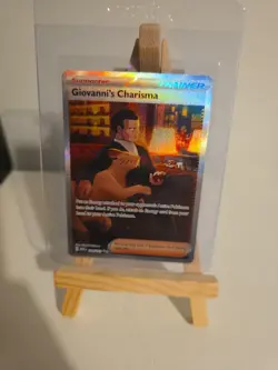 Pokemon 151 TCG Giovanni's Charisma Scarlet & Violet Card 204/165 NM/M - Image 4