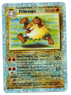 Pokemon Card: Primeape REVERSE HOLO 59/110 Legendary Collection Rare! EX - Image 1