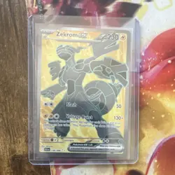 Pokemon Zekrom EX 158/086 BLK Foil Dragon Basic Card English - Image 1