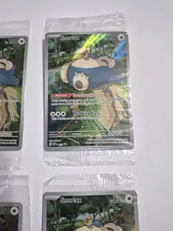 4X SEALED!! Pokemon 151 Snorlax Holo SVP 051 Black Star Promo NM - Image 4