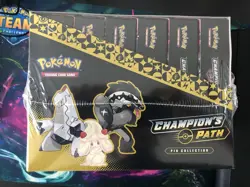 Pokemon Sword & Shield Champion's Path Pin Collection Sealed Case - Image 5