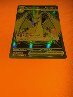 Mega Charizard Y ex ASC EN 294/217 GOLD Hyper Rare Pokemon Ascended Heroes - Image 2