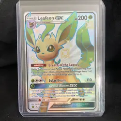2019 Pokemon Leafeon GX SV46/SV/94 Hidden Fates: Shiny Vault Holo - Image 1